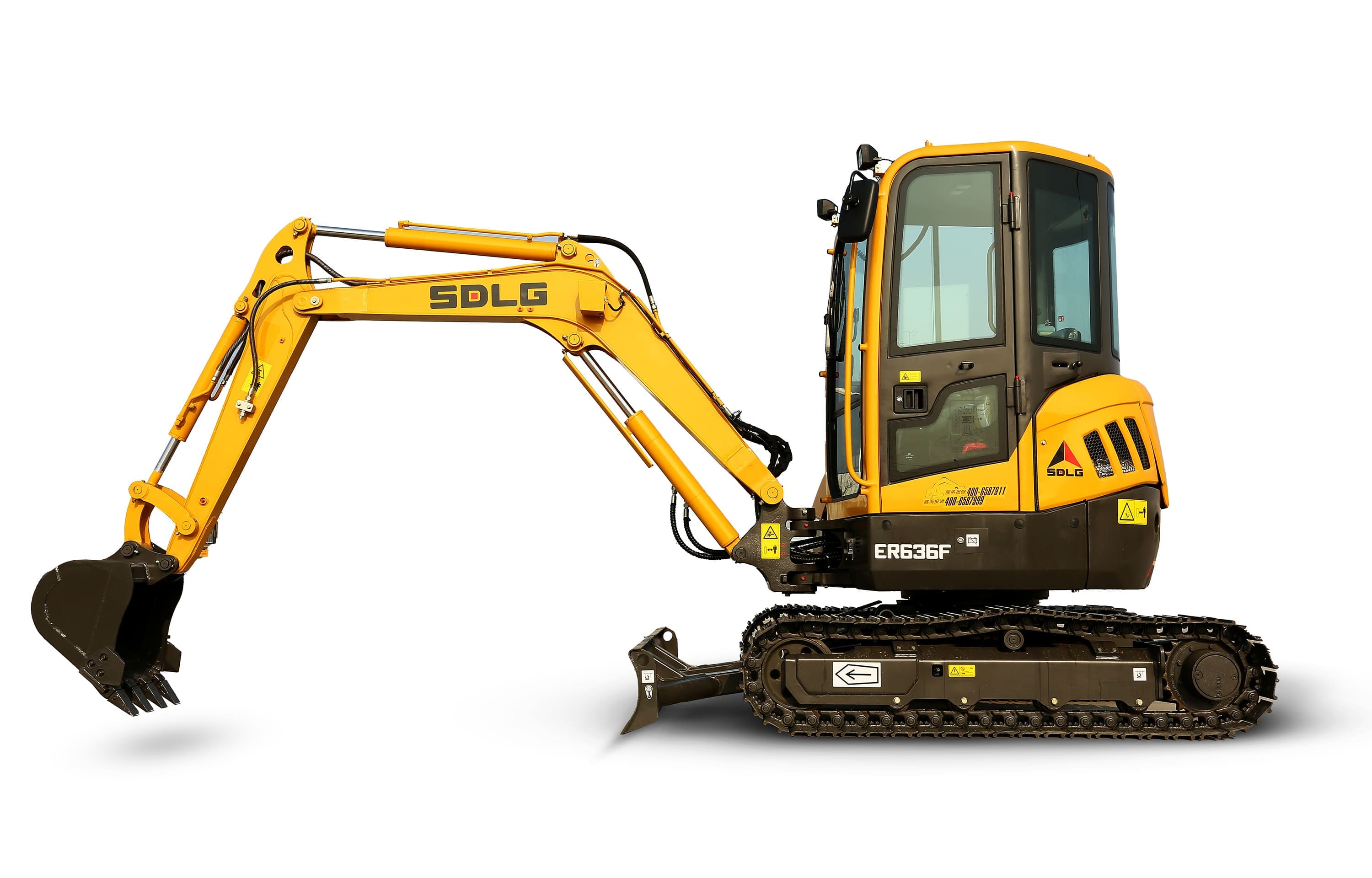 エリック Escavadeira Compacta ER636F: Espaços Pequenos | SDLG Brasil